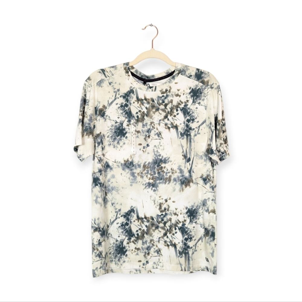 NWT VRST Men's Botanic Mineral Print Essential Short Sleeve Crewneck Tee Size S